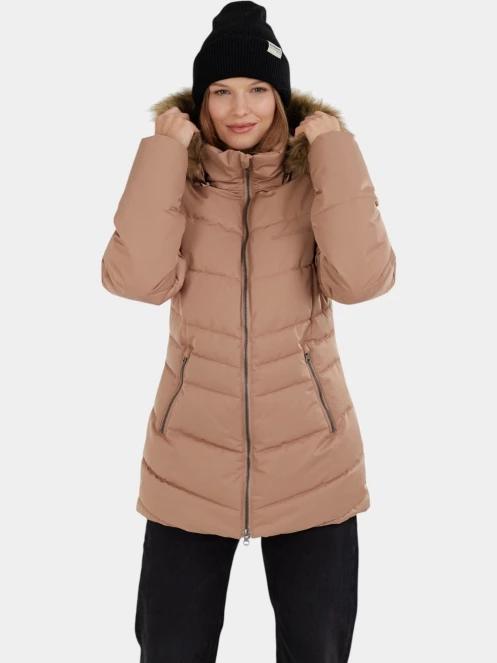 Fundango Prue Padded Jacket női télikabát barna színben 6