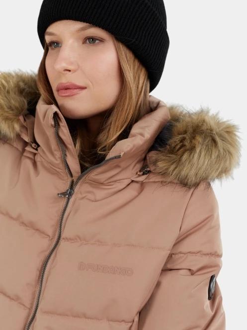 Fundango Prue Padded Jacket női télikabát barna színben 7