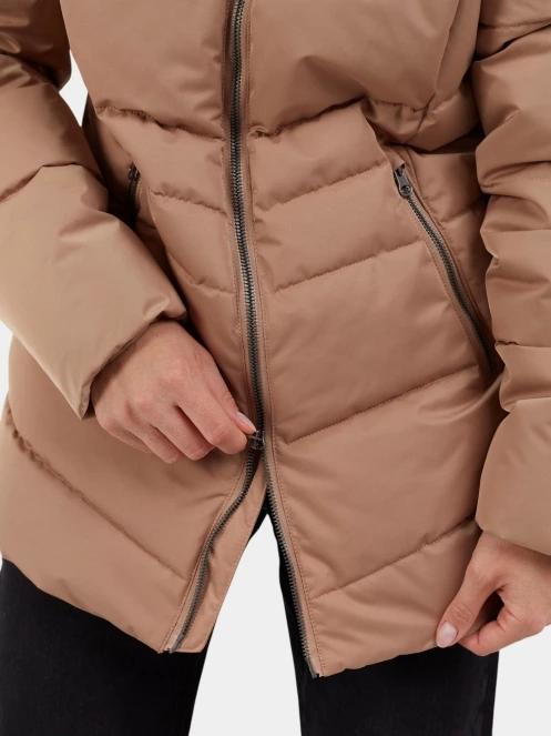 Fundango Prue Padded Jacket női télikabát barna színben 9