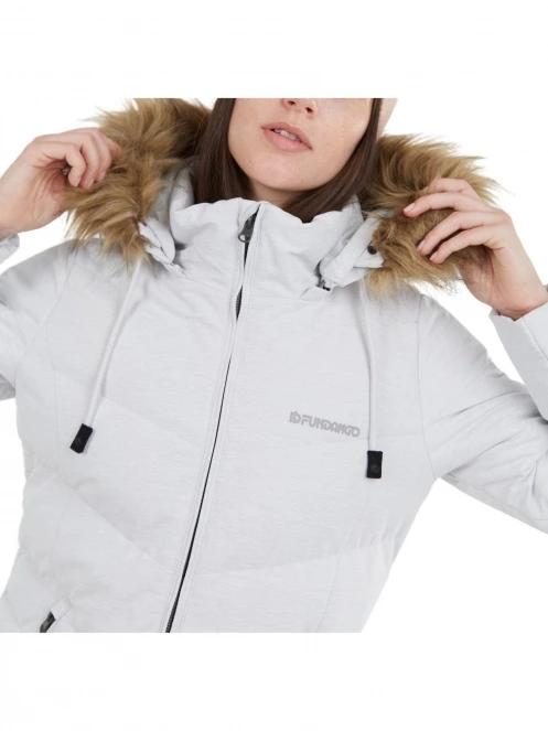 Fundango Puppis Padded Jacket női télikabát homok színben 7