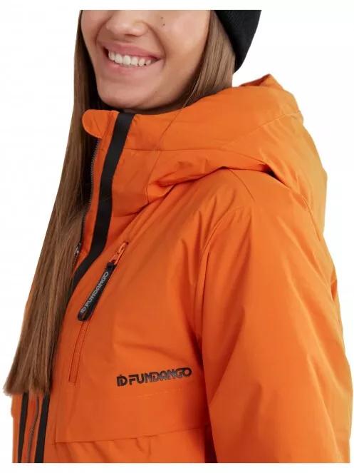 Fundango Carya Parka Jacket női utcai kabát narancssárga színben 5