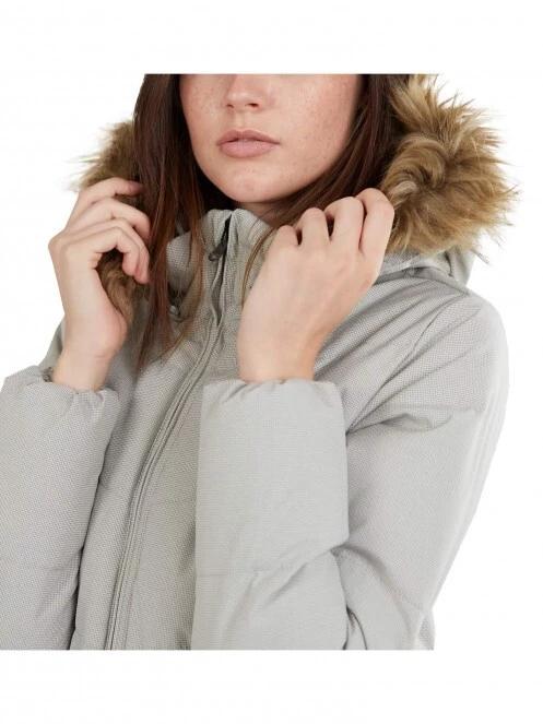 Fundango Puppis Padded Jacket női télikabát szürke színben 4