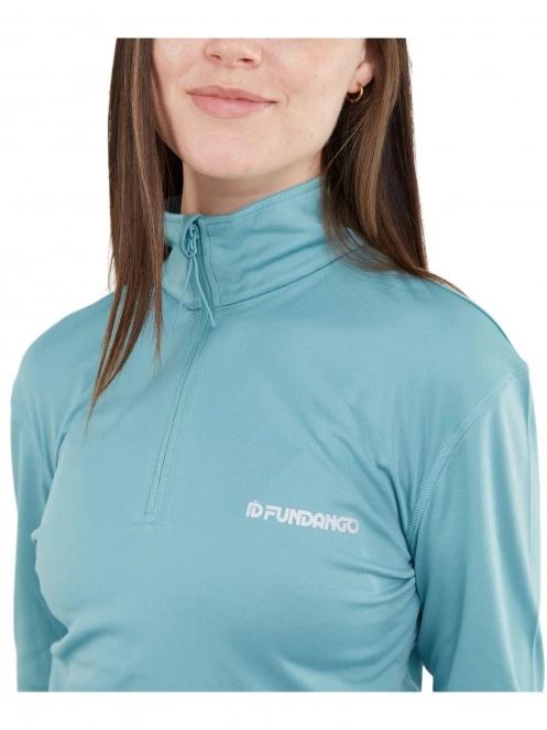 Fundango Yade Baselayer női aláöltöző felső kék színben 5
