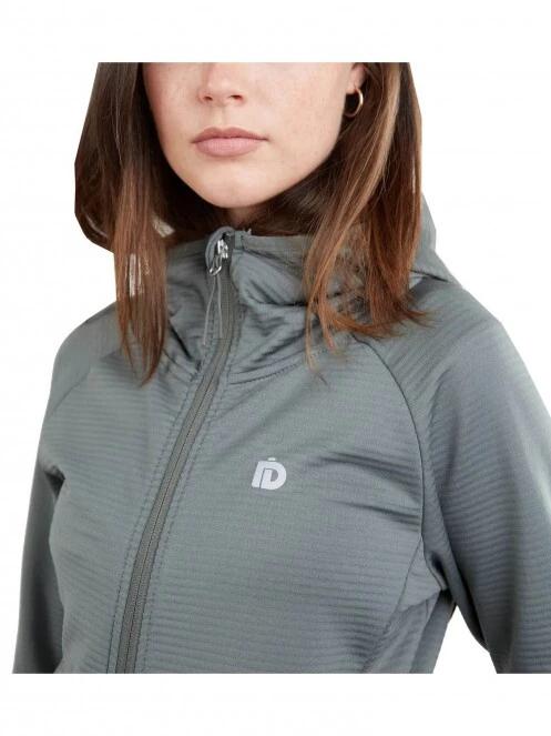 Fundango Share Hooded Fleece női polár pulóver oliva színben 4
