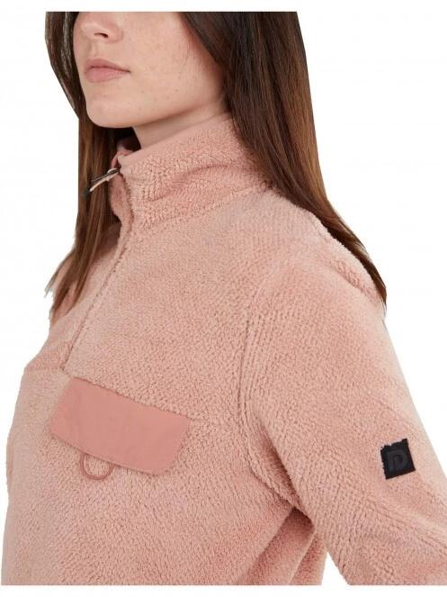 Fundango Vinona Fleece Pullover női pulóver rózsaszín színben 5