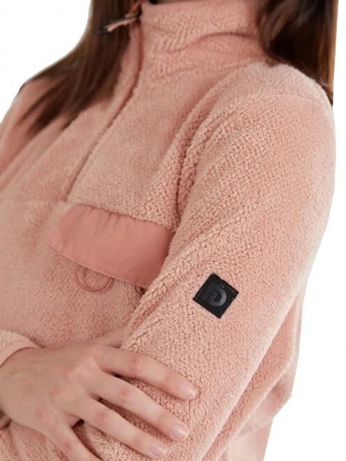 Fundango Vinona Fleece Pullover női pulóver rózsaszín színben 6