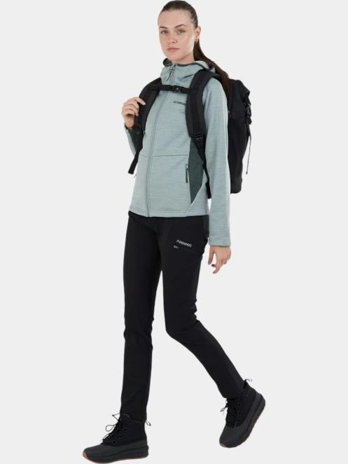 Fundango Alita Fleece Jacket női polár pulóver zöld színben 4