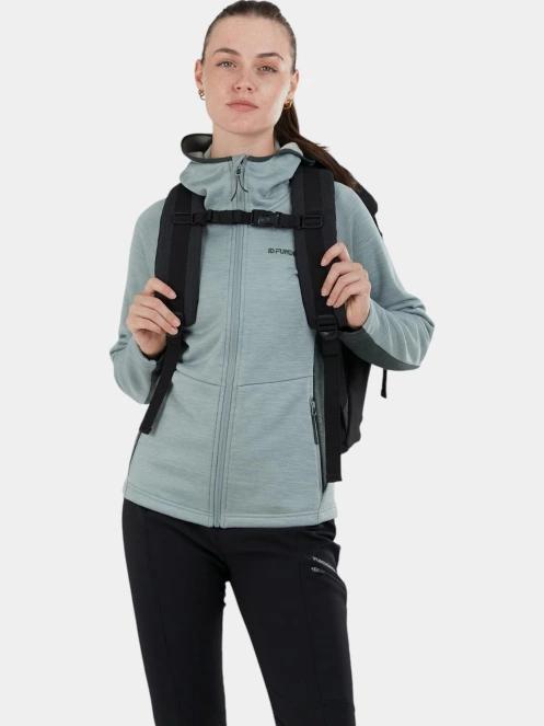 Fundango Alita Fleece Jacket női polár pulóver zöld színben 5