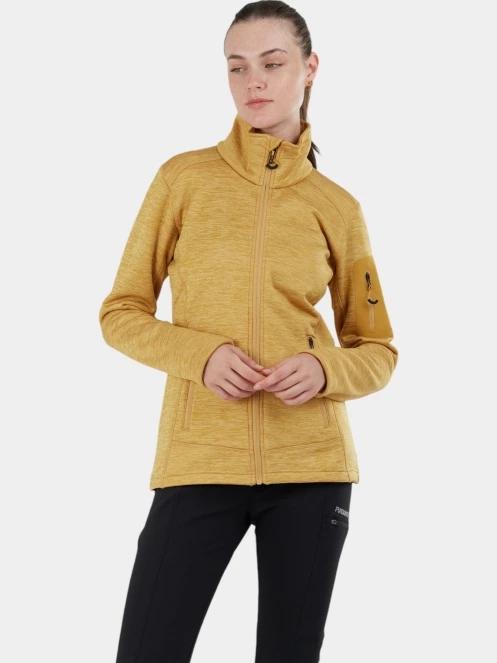 Fundango Antila Fleece Jacket női polár pulóver sárga színben 2