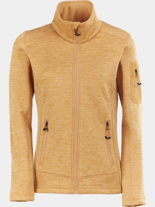 Fundango Antila Fleece Jacket női polár pulóver sárga színben 7