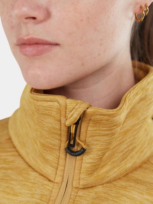 Fundango Antila Fleece Jacket női polár pulóver sárga színben 6