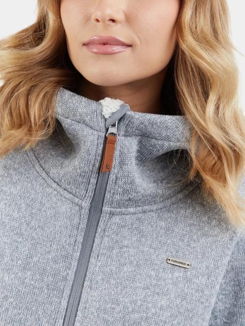 Fundango Ara Fleece Jacket női polár pulóver szürke színben 5