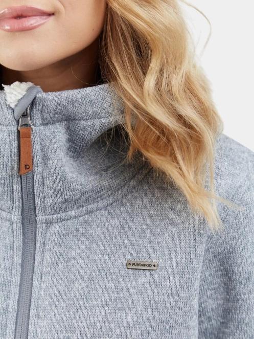 Fundango Ara Fleece Jacket női polár pulóver szürke színben 6