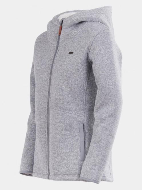 Fundango Ara Fleece Jacket női kapucnis pulóver szürke színben 9