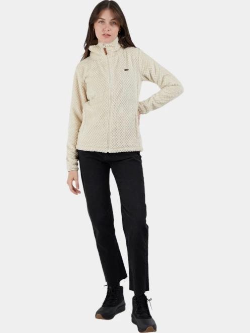 Fundango Shiren Fleece Jacket női polár pulóver sárga színben 4