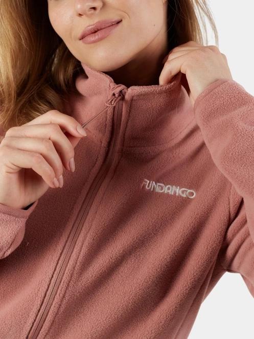 Fundango Serena Fleece Jacket női polár pulóver rózsaszín színben 5