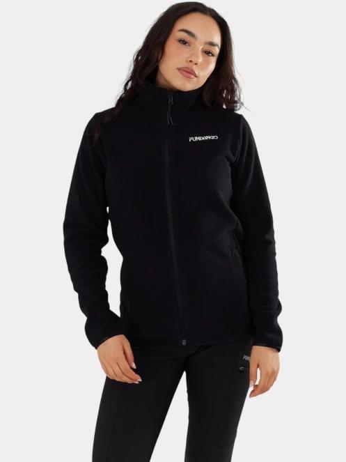 Fundango Serena Fleece Jacket női polár pulóver fekete színben 2