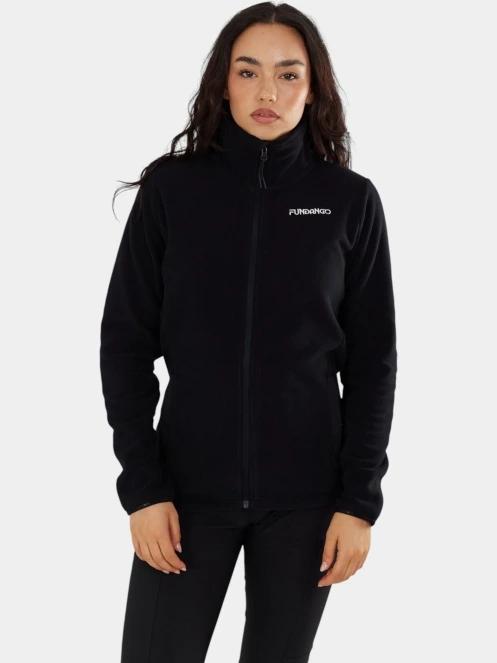 Fundango Serena Fleece Jacket női polár pulóver fekete színben 5