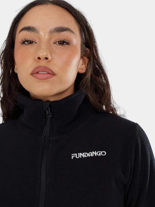 Fundango Serena Fleece Jacket női polár pulóver fekete színben 6