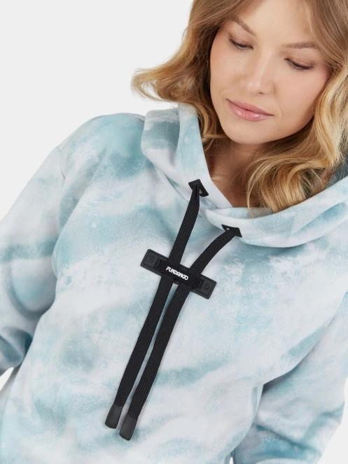 Fundango Challenger Pullover női kapucnis pulóver világoskék színben 5