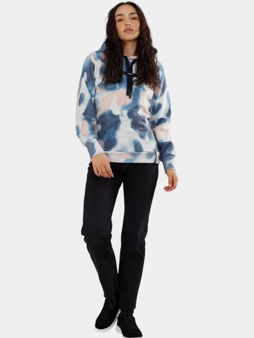 Fundango Challenger Pullover női kapucnis pulóver kék színben 4