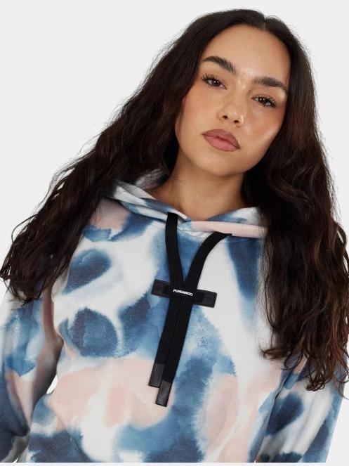 Fundango Challenger Pullover női kapucnis pulóver kék színben 8