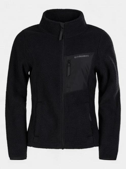Fundango Shiloh Fleece Jacket női polár pulóver fekete színben 6