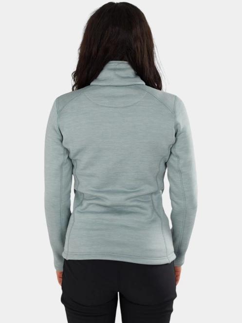 Fundango Antilles Melange Jacket női polár pulóver zöld színben 3