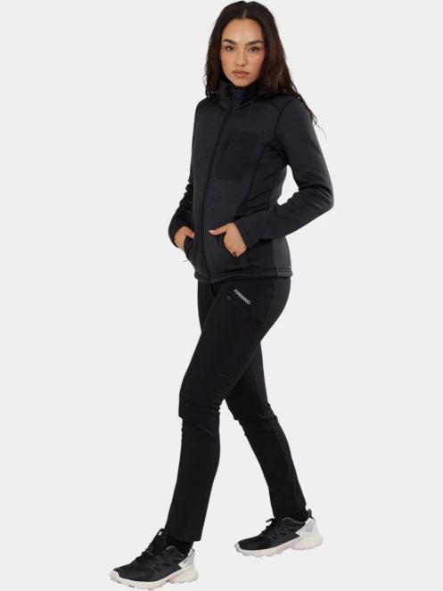 Fundango Antilles Melange Jacket női polár pulóver fekete színben 4