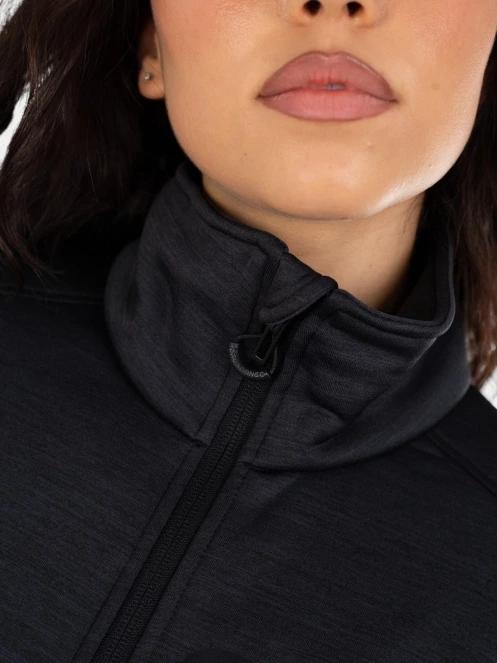 Fundango Antilles Melange Jacket női polár pulóver fekete színben 6