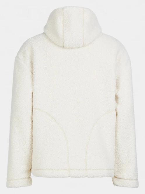 Fundango Juniper Pile Jacket női kapucnis pulóver fehér színben 11