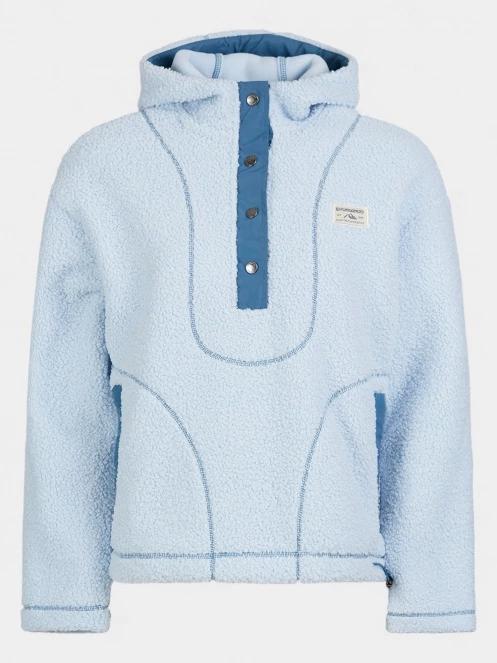 Fundango Juniper Pile Jacket női kapucnis pulóver világoskék színben 9