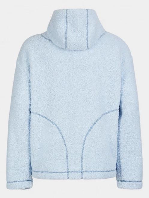 Fundango Juniper Pile Jacket női kapucnis pulóver világoskék színben 10