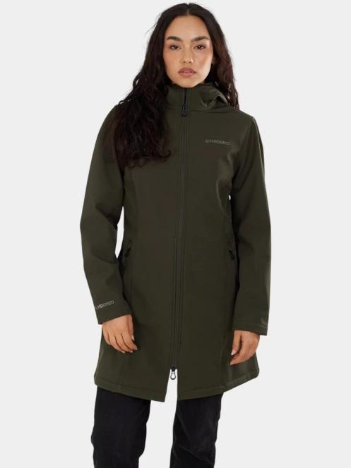 Fundango Wichita Softshell Jacket női softshell kabát oliva színben 2