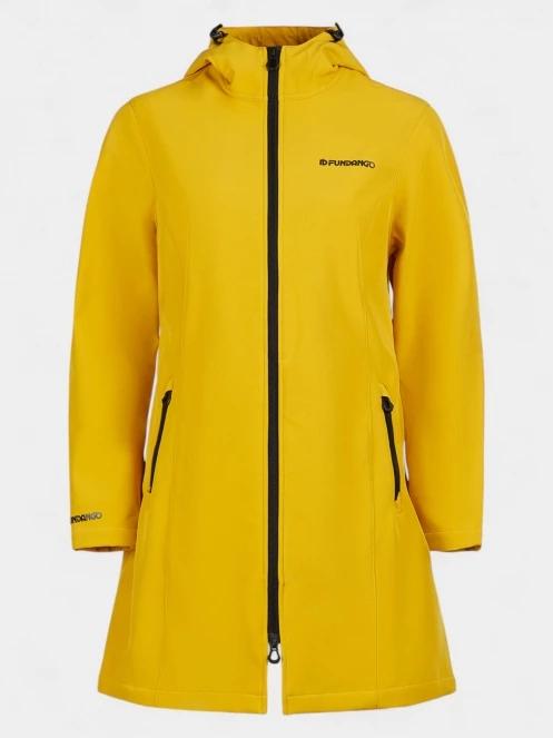 Fundango Wichita Softshell Jacket női softshell kabát sárga színben 2