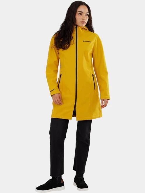 Fundango Wichita Softshell Jacket női softshell kabát sárga színben 4