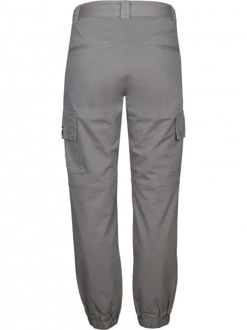Fundango Alina Cargo Pants női oldalzsebes utcai nadrág zöld színben 8