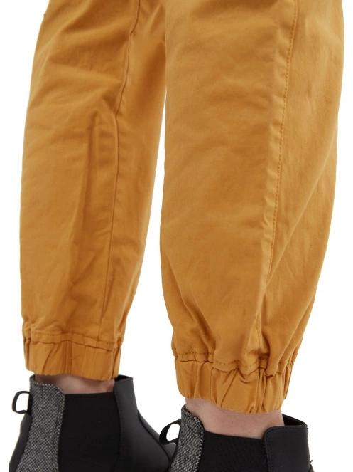 Fundango Alina Cargo Pants női oldalzsebes utcai nadrág sárga színben 7