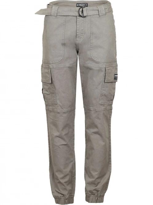 Fundango Alina Cargo Pants női oldalzsebes utcai nadrág oliva színben 8