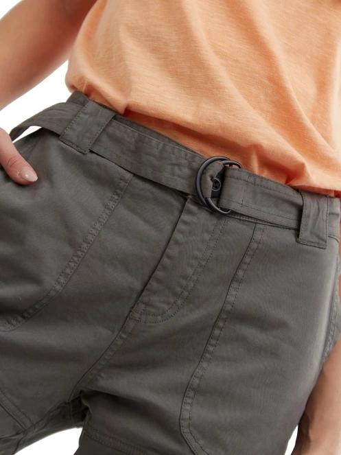 Fundango Alina Cargo Pants női oldalzsebes utcai nadrág oliva színben 6