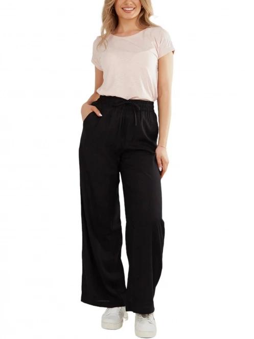 Fundango Poppy Pants női hosszú nadrág fekete színben 4