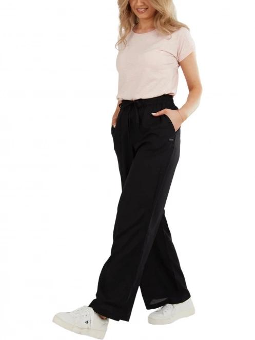 Fundango Poppy Pants női hosszú nadrág fekete színben 5