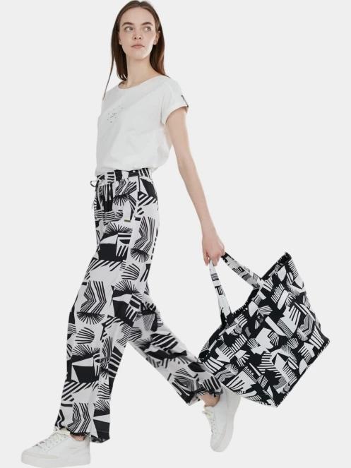 Fundango Poppy Pants női hosszú nadrág fekete színben 4