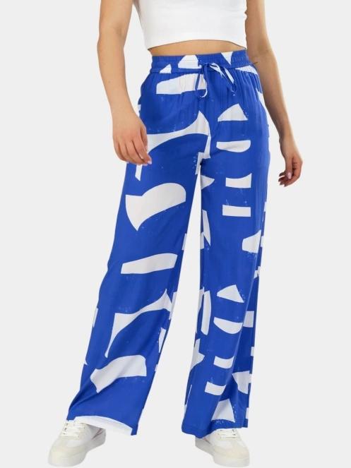 Fundango Poppy Pants női nyári nadrág kék színben 2