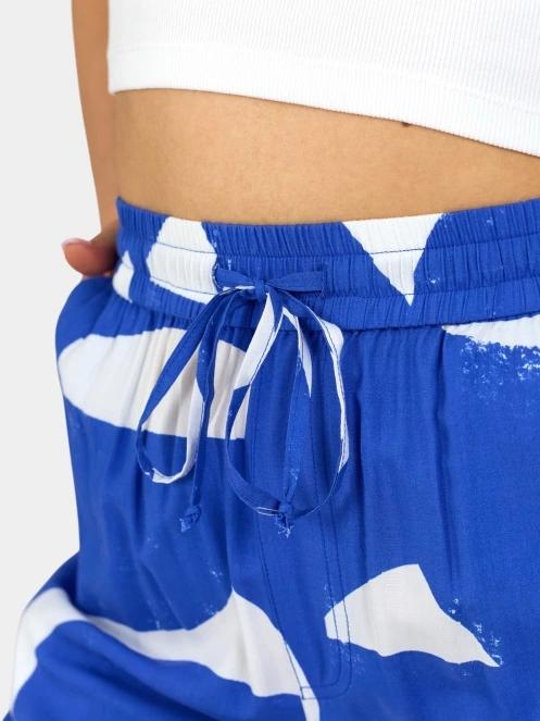 Fundango Poppy Pants női nyári nadrág kék színben 6