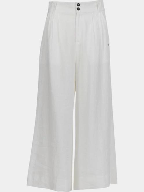 Fundango Piper Pants női hosszú nadrág fehér színben 9