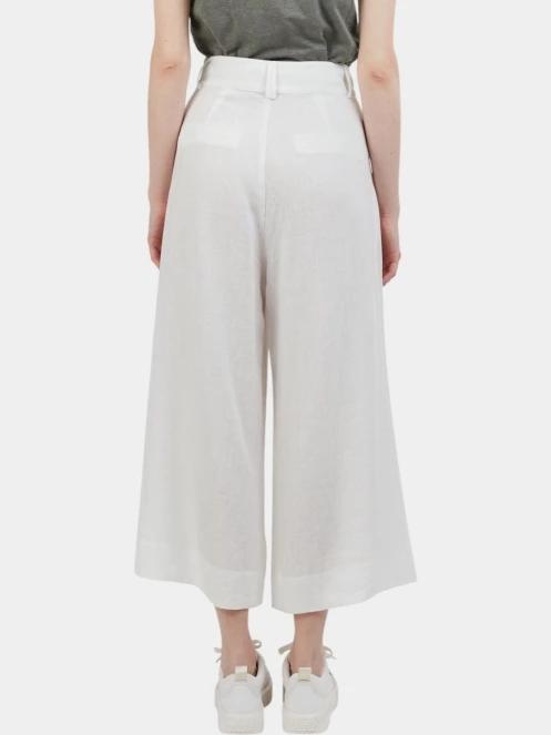 Fundango Piper Pants női hosszú nadrág fehér színben 3