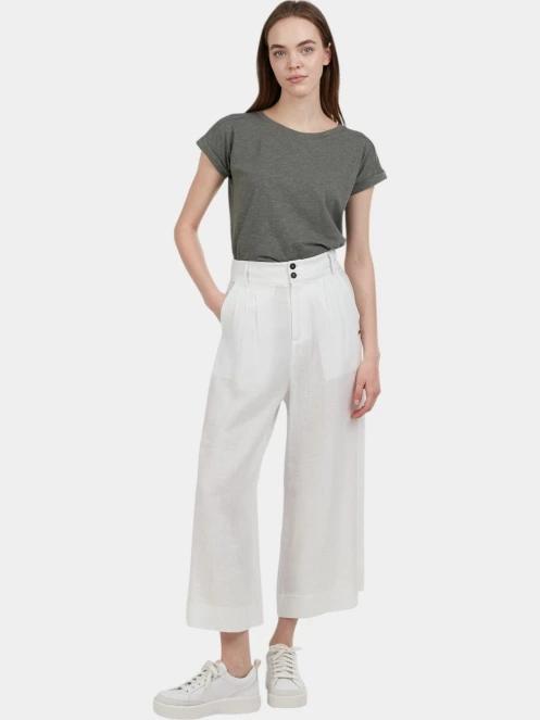 Fundango Piper Pants női hosszú nadrág fehér színben 4