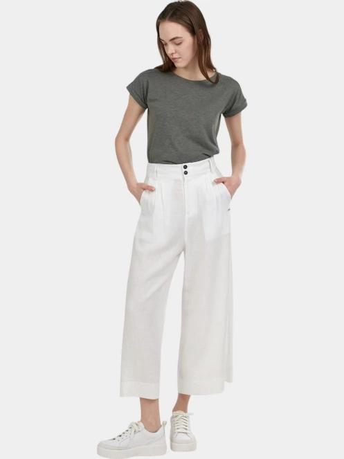 Fundango Piper Pants női hosszú nadrág fehér színben 5