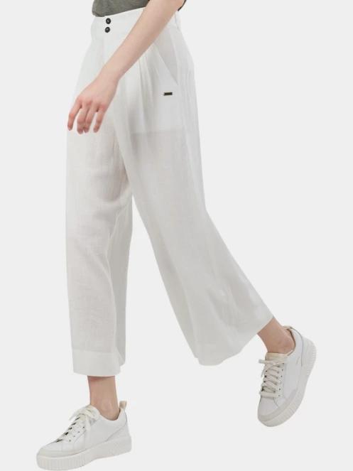 Fundango Piper Pants női hosszú nadrág fehér színben 6